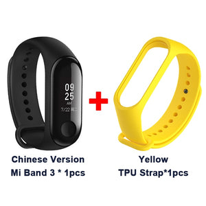 Original Xiaomi Mi Band 3 Global Version Smart Bracelet Multi Language Miband 3 OLED Touch Screen Mi band3 Fitness Bracele