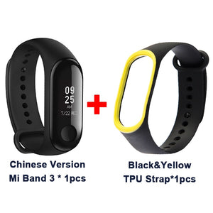 Original Xiaomi Mi Band 3 Global Version Smart Bracelet Multi Language Miband 3 OLED Touch Screen Mi band3 Fitness Bracele