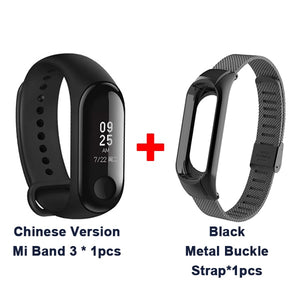 Original Xiaomi Mi Band 3 Global Version Smart Bracelet Multi Language Miband 3 OLED Touch Screen Mi band3 Fitness Bracele