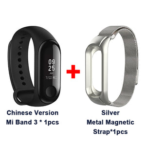 Original Xiaomi Mi Band 3 Global Version Smart Bracelet Multi Language Miband 3 OLED Touch Screen Mi band3 Fitness Bracele