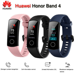 Original new Huawei Honor Band 4 Smart Wristband Amoled Color 0.95" Touchscreen Swim Posture Detect Heart Rate Sleep Snap
