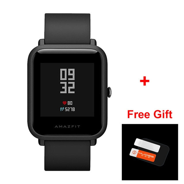 [IN STOCK] Global version Xiaomi Huami Amazfit BIP BIT PACE GPS IP68 Waterproof Youth Smart watch 1.28