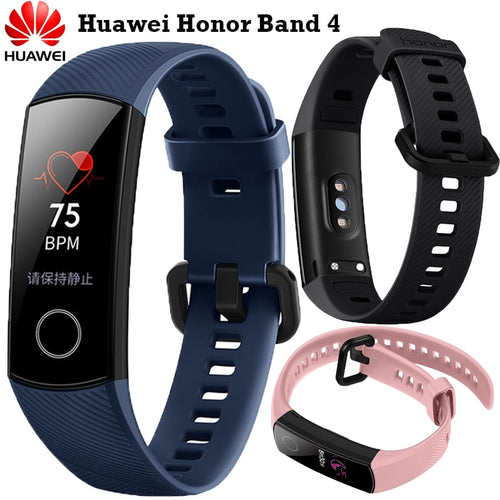 In Stock! Original Huawei Honor Band 4 Standard Version Smart Wristband Touch Color Screen Heart Rate Sleep Monitor Waterproof