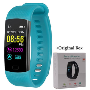 Smart Bracelet Y5 Smart Wristband Heart Rate Blood Oxygen Sleep Monitor Fitness Tracker Smart Band Color Display Sport Bracelet
