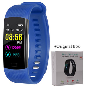 Smart Bracelet Y5 Smart Wristband Heart Rate Blood Oxygen Sleep Monitor Fitness Tracker Smart Band Color Display Sport Bracelet