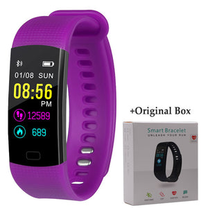 Smart Bracelet Y5 Smart Wristband Heart Rate Blood Oxygen Sleep Monitor Fitness Tracker Smart Band Color Display Sport Bracelet