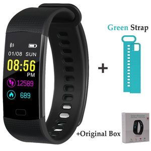 Smart Bracelet Y5 Smart Wristband Heart Rate Blood Oxygen Sleep Monitor Fitness Tracker Smart Band Color Display Sport Bracelet