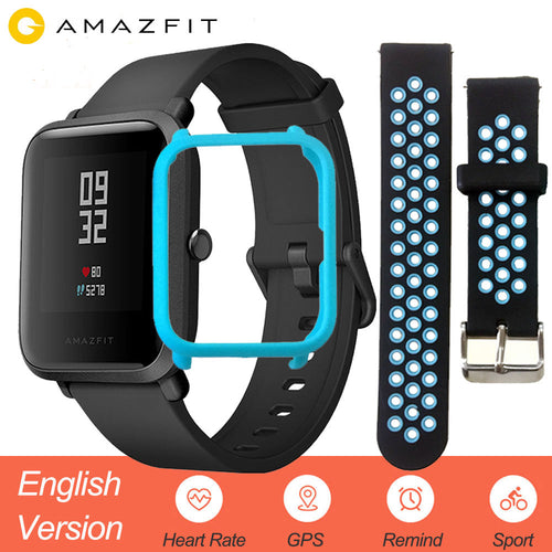 Xiaomi Amazfit Bip Smart Watch English Version Huami GPS Smartwatch Mi Pace Lite Youth Edition Heart Rate IP68 45 Days Battery