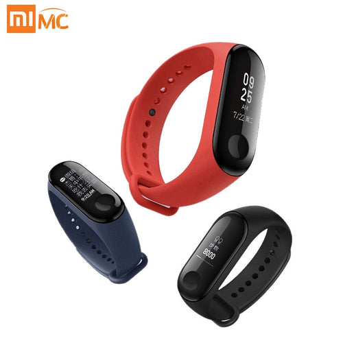 Original Xiaomi Mi Band 3 Smart miband 3 Bracelet Heart Rate Fitness Sports 0.78 inch OLED Display 20Days Standby band 2 Upgrade