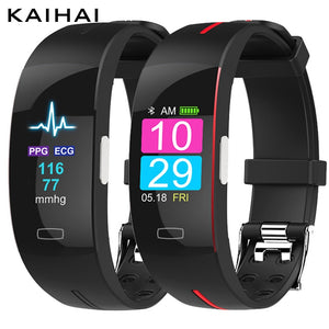 KAIHAI H66plus blood pressure wrist band heart rate monitor PPG ECG smart bracelet sport watch Activit fitness tracker wristband