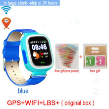 Q90 GPS Child Smart Watch Phone Position Children Watch 1.22 inch Color Touch Screen WIFI SOS Smart Baby Watch Q50 q80 q60 Watch
