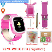 Q90 GPS Child Smart Watch Phone Position Children Watch 1.22 inch Color Touch Screen WIFI SOS Smart Baby Watch Q50 q80 q60 Watch
