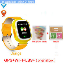 Q90 GPS Child Smart Watch Phone Position Children Watch 1.22 inch Color Touch Screen WIFI SOS Smart Baby Watch Q50 q80 q60 Watch