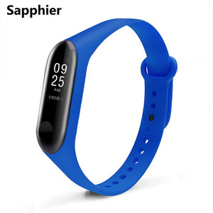 BOORUI Mi Band 3 Strap wrist strap for Xiaomi mi band 3 Silicone Miband 3 accessories Colorful pulsera correa Mi 3 replacement