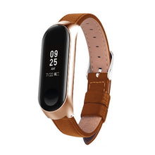 Colorful Leather Black Rose Gold Case Smart Watch band for Xiaomi Mi Band 3 strap For xiaomi mi band 3 bracelet Miband 3 Strap
