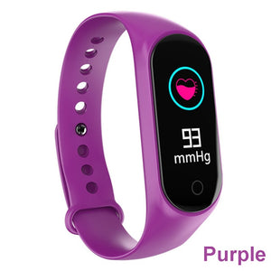 M3S Fitness Bracelet Blood Pressure Heart Rate Monitor Smart Band Fitness Tracker Pedometer Wristband Smart Bracelet Smartwatch.