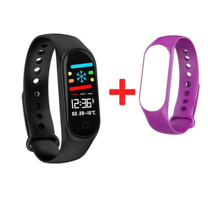 M3S Fitness Bracelet Blood Pressure Heart Rate Monitor Smart Band Fitness Tracker Pedometer Wristband Smart Bracelet Smartwatch.