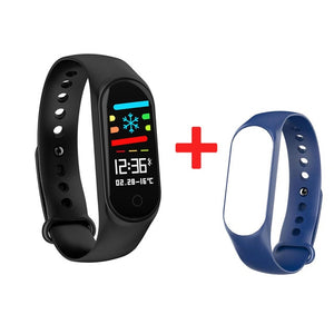 M3S Fitness Bracelet Blood Pressure Heart Rate Monitor Smart Band Fitness Tracker Pedometer Wristband Smart Bracelet Smartwatch.