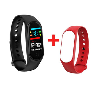 M3S Fitness Bracelet Blood Pressure Heart Rate Monitor Smart Band Fitness Tracker Pedometer Wristband Smart Bracelet Smartwatch.