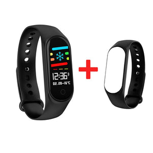 M3S Fitness Bracelet Blood Pressure Heart Rate Monitor Smart Band Fitness Tracker Pedometer Wristband Smart Bracelet Smartwatch.