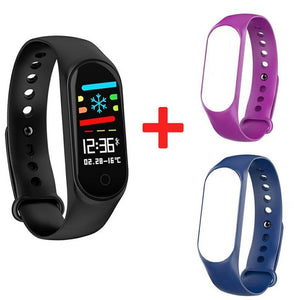 M3S Fitness Bracelet Blood Pressure Heart Rate Monitor Smart Band Fitness Tracker Pedometer Wristband Smart Bracelet Smartwatch.