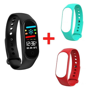 M3S Fitness Bracelet Blood Pressure Heart Rate Monitor Smart Band Fitness Tracker Pedometer Wristband Smart Bracelet Smartwatch.