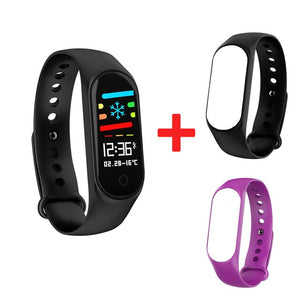 M3S Fitness Bracelet Blood Pressure Heart Rate Monitor Smart Band Fitness Tracker Pedometer Wristband Smart Bracelet Smartwatch.