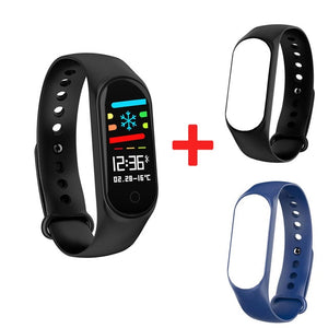 M3S Fitness Bracelet Blood Pressure Heart Rate Monitor Smart Band Fitness Tracker Pedometer Wristband Smart Bracelet Smartwatch.
