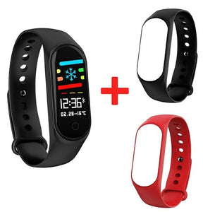M3S Fitness Bracelet Blood Pressure Heart Rate Monitor Smart Band Fitness Tracker Pedometer Wristband Smart Bracelet Smartwatch.