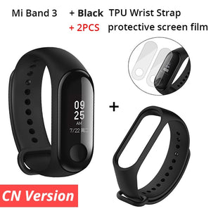 Original 2018 Xiaomi Mi Band 3 Fitness Tracker Smart Bracelet 0.78" OLED Touch Screen 50M Waterproof Miband 3 Smart Wristband