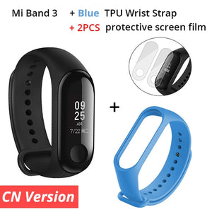 Original 2018 Xiaomi Mi Band 3 Fitness Tracker Smart Bracelet 0.78" OLED Touch Screen 50M Waterproof Miband 3 Smart Wristband