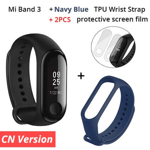 Original 2018 Xiaomi Mi Band 3 Fitness Tracker Smart Bracelet 0.78" OLED Touch Screen 50M Waterproof Miband 3 Smart Wristband