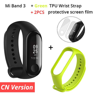 Original 2018 Xiaomi Mi Band 3 Fitness Tracker Smart Bracelet 0.78" OLED Touch Screen 50M Waterproof Miband 3 Smart Wristband