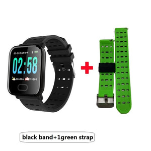 A6 Smart Band reloj inteligente pulsometro ritmo cardi Fitness Tracker Remote Control Smart Bracelet Waterproof Wristband Watch.