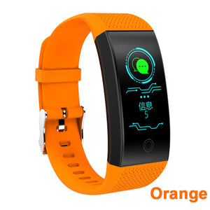 QW18 Smart Bracelet IP68 Waterproof Smartband Heart Rate Sleep Monitor Sports Passometer Fitness Tracker Bluetooth Smartwatch.