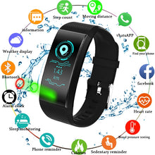 QW18 Fitness Bracelet Smart Band Pedometer Bracelet Heart Rate Monitor IP68 Waterproof Tracker Intelligent Clock PK Mi Band 3 2