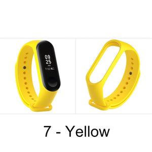 1pc For Xiaomi Mi Band 3 Strap Smart Accessories For Xiaomi Miband 3 Smart Wristband Strap Replacement Of Mi Band 3 13 Colors