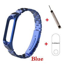 mi band 3 replacement Metal Strap wrist strap Stainless Steel Bracelet Wristbands MiBand 3 strap for Xiaomi mi band 3