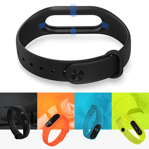 Mi Band 2 silicone wrist strap for xiaomi mi band 2 smart watch Strap xaomi xiomi miband2 miband band2 accessories bracelet