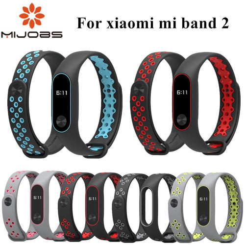 Mi Band 2 Strap Bracelet wrist strap for Xiaomi mi band 2 watch xiomi Mi band2 accessories smart bracelet sport Silicone Strap