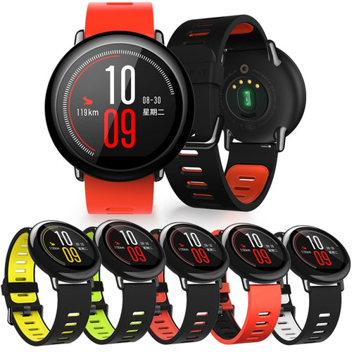 For amazfit acessorios Sport Silicone Wrist Strap for Xiaomi Huami Amazfit PACE Smart Watch Replacement Band Smartwatch correa