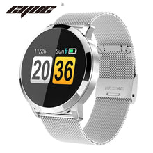 CYUC Q8 Smart Watch OLED Color Screen men Fashion Fitness Tracker Heart Rate Blood Pressure Oxygen Smartwatch