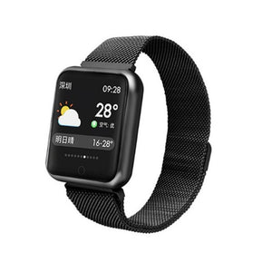 fitness bracelet watch P68 ip68 waterproof  for apple watch xiaomi  ios  Android with heart rate monitor smart band +earphone