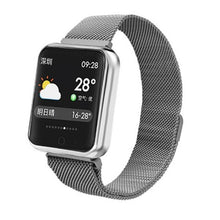 fitness bracelet watch P68 ip68 waterproof  for apple watch xiaomi  ios  Android with heart rate monitor smart band +earphone