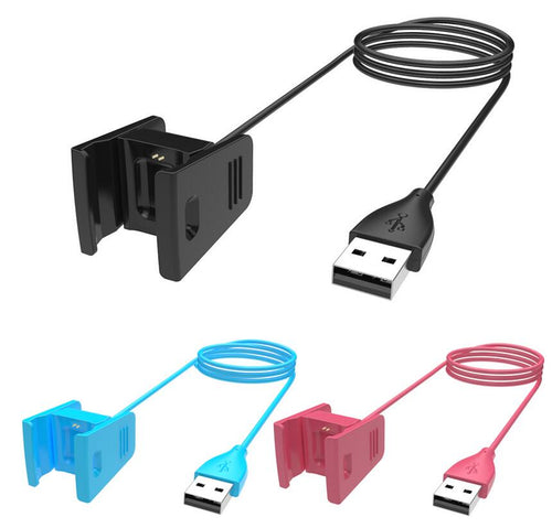 Replaceable USB Charger For Fitbit Charge2 Smart Bracelet Charging Cable for Fitbit Charge 2 3 Wristband Dock Adapter 3 Colors