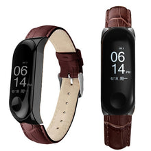Black Rose Gold Case Smart Watch band for Xiaomi Mi Band 3 Leather strap For xiaomi mi band 3 bracelet Miband 3 Strap