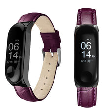 Black Rose Gold Case Smart Watch band for Xiaomi Mi Band 3 Leather strap For xiaomi mi band 3 bracelet Miband 3 Strap