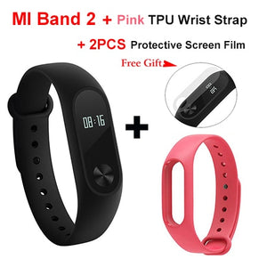 Original Xiaomi Mi Band 2 Smart Fitness Bracelet Watch Wristband Miband OLED Touchpad Sleep Monitor Heart Rate Mi Band2 Freeship