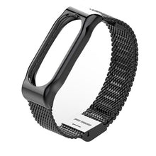 Mijobs Mi Band 2 Strap Bracelet wrist Mi band2 strap Smart Band MiBand 2 Strap Wristband black Magnet Metal for xiaomi Mi Band 2