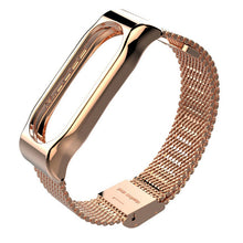 Mijobs Mi Band 2 Strap Bracelet wrist Mi band2 strap Smart Band MiBand 2 Strap Wristband black Magnet Metal for xiaomi Mi Band 2